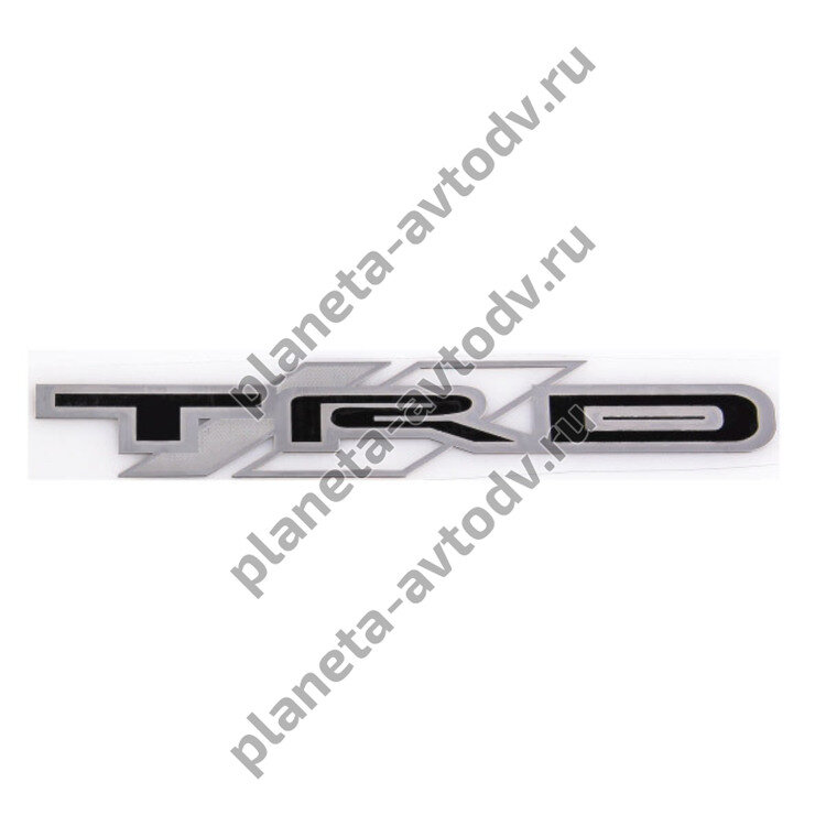 Шильдик металлопластик SW "TRD" SNO.33 BLACK Черный (Наклейка) 150*25мм