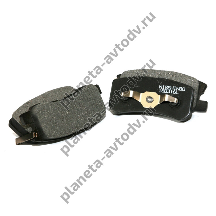 Колодки тормозные дисковые "NISSHINBO" NP3004 [PF-3450] 