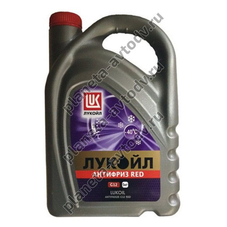 Антифриз готовый "LUKOIL" G12 Красный (-40С)  5кг  
