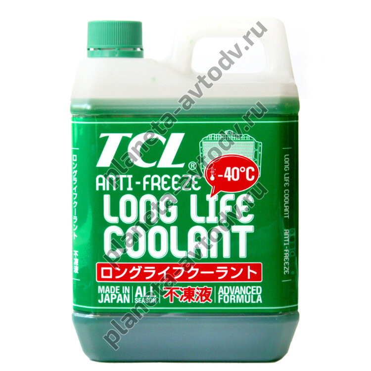 Антифриз готовый "TCL" Long Life Coolant Зеленый (-40С)  2л