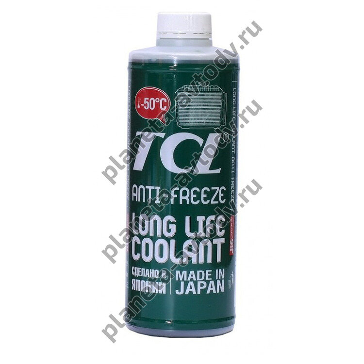 Антифриз готовый "TCL" Long Life Coolant Зеленый (-50С)  1л 