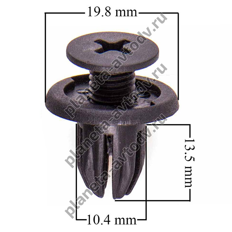 Клипса "SKYWAY" S05601078 (1уп.-25шт) универсальная (HONDA) KJ048