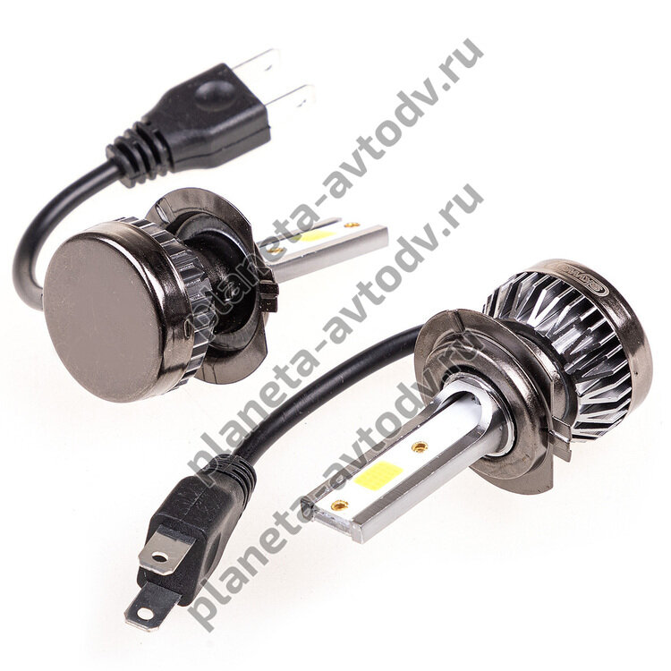 Автолампа-LED (аналог ксенона) "SKYWAY" H7(MINI) 12/24V 13W 6000K 1500Lm 1-конт (комп.2 шт)