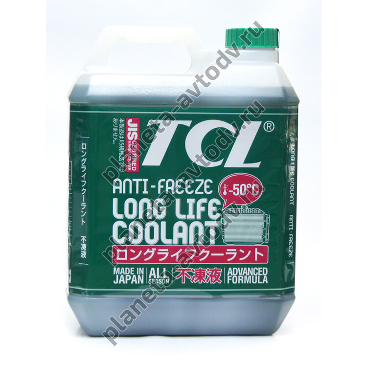 Антифриз готовый "TCL" Long Life Coolant Зеленый (-50С)  4л 