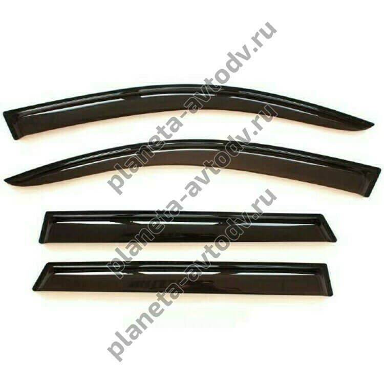 Ветровик накладной "SKYWAY" VT022 Toyota Caldina 210 1997-2002 (компл 4шт.)