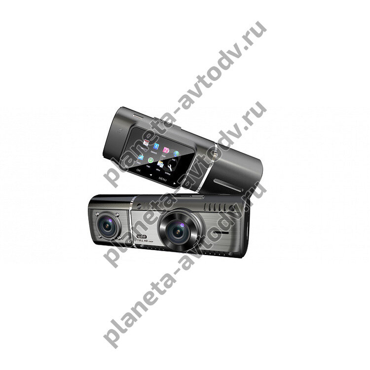 Видеорегистратор "CAMSHEL" DVR 240GPS (FULL HD /170°/ 1.5" ЖК/две камеры, циклич. запись ,microSD до 256GB)