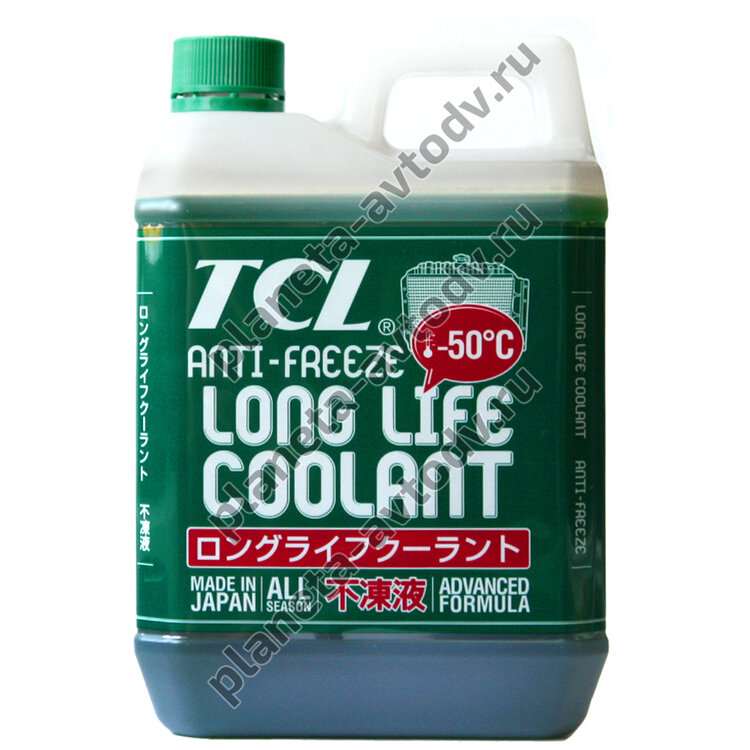 Антифриз готовый "TCL" Long Life Coolant Зеленый (-50С)  2л 
