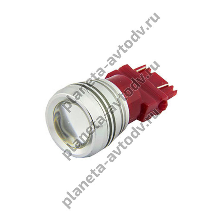Светодиод без цоколя T25 (3157) - 1 HIGH POWER 3W с линзой-стекло (красный)