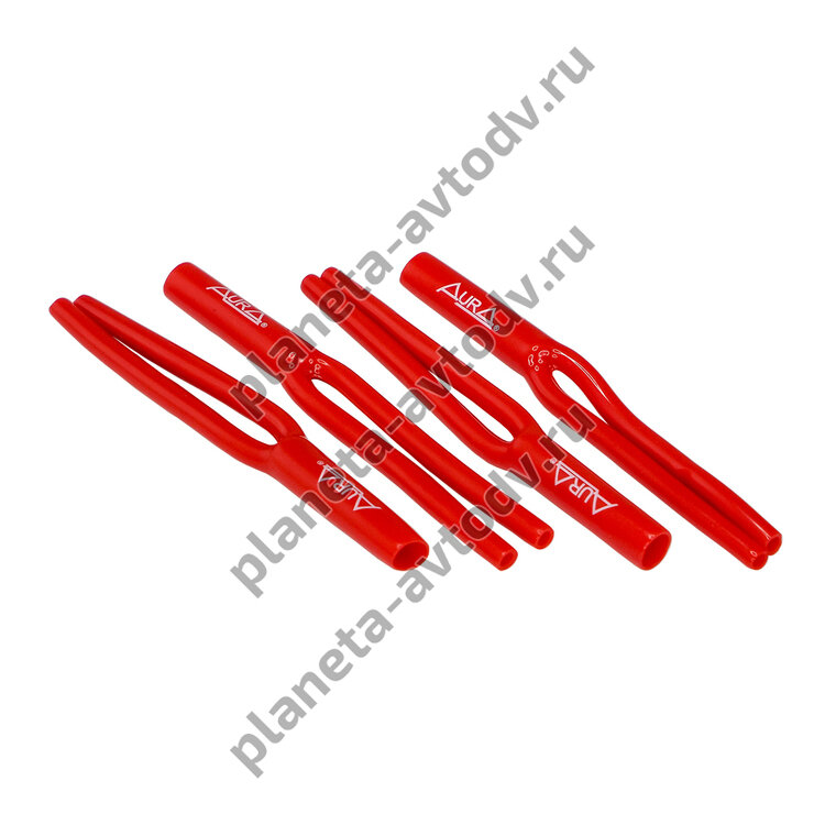 Разветвитель кабельный ПВХ "штаны" 7мм "AURA" RCA-Y07R красный