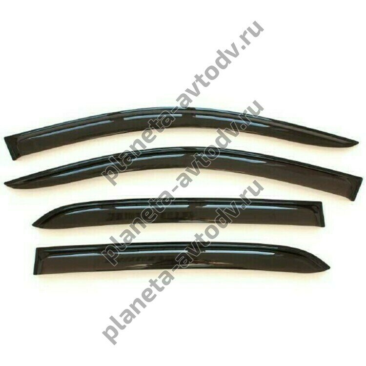 Ветровик накладной "SKYWAY" VT003 Toyota Allex, Runx, Corolla хэтчбек 1999-2006 (компл 4шт.)