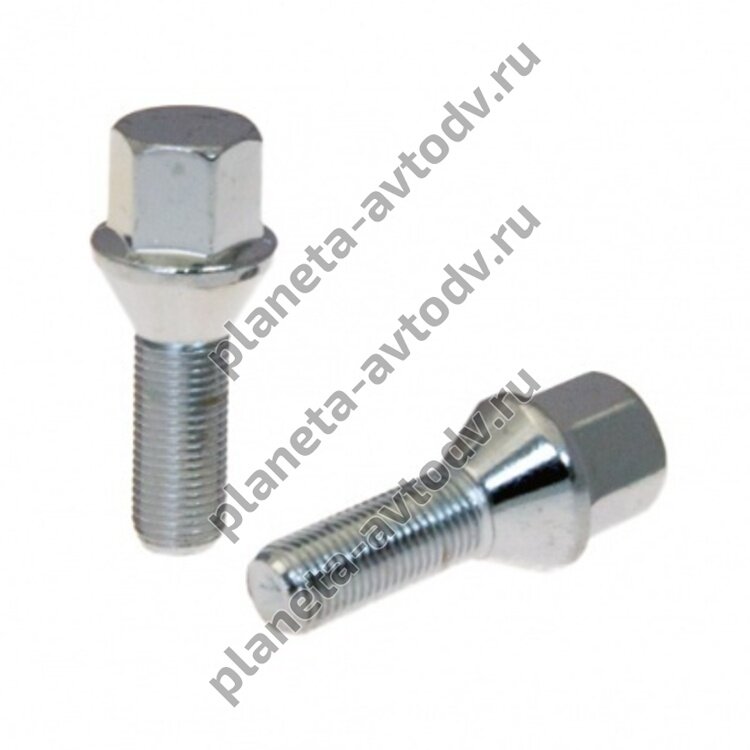 Болт "НОРМ" M12x1,25; H=28мм; Ключ 17мм; Хром (набор-20шт.)