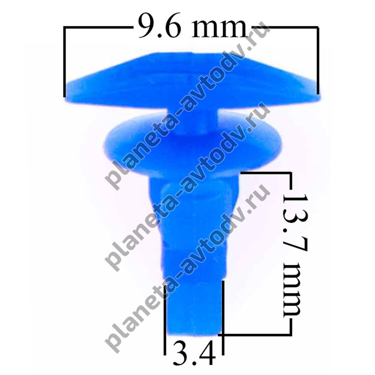 Клипса "SKYWAY" S05601085 (1уп.-25шт) универсальная (MAZDA) KJ528