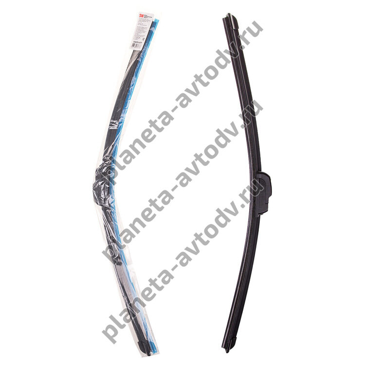 Щетка стеклоочистителя "SKYWAY" S02704011 бескаркасная 55см (22") в пакете