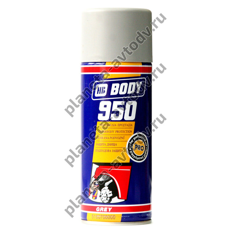 Антигравий "BODY" 950 аэрозольный (Серый) 0,4кг