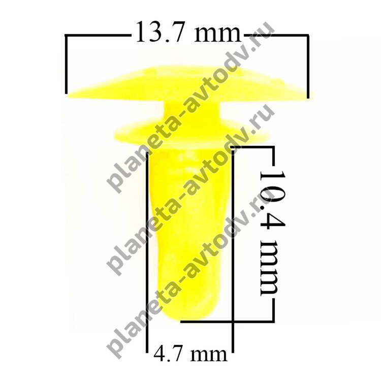Клипса "SKYWAY" S05601070 (1уп.-25шт) универсальная (HONDA) KJ1067
