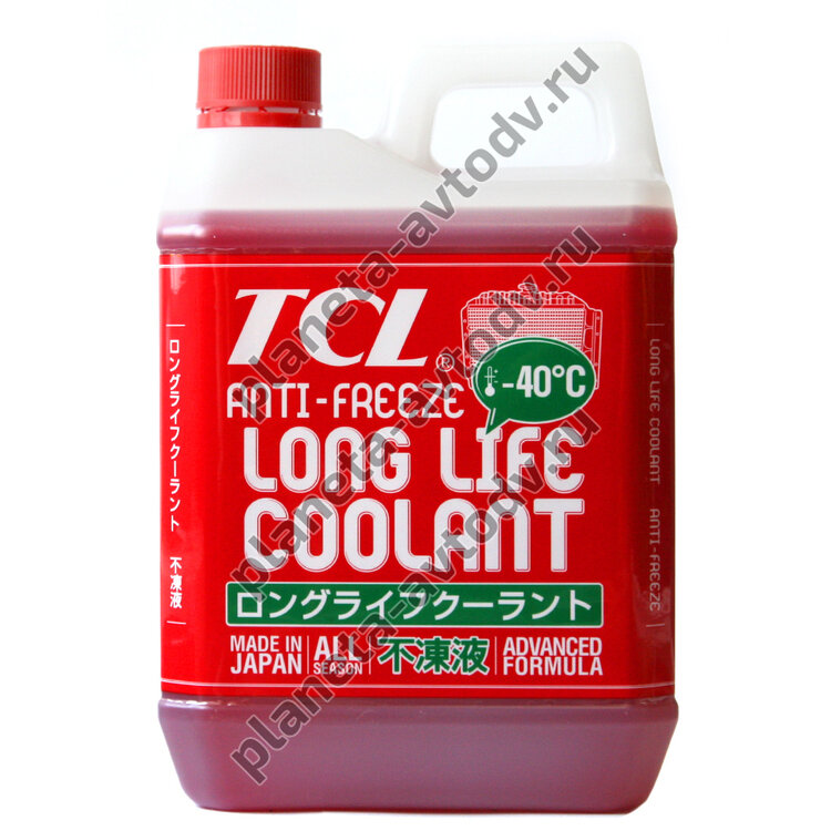 Антифриз готовый "TCL" Long Life Coolant Красный (-40С)  2л 