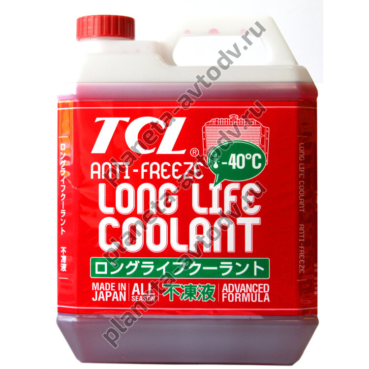 Антифриз готовый "TCL" Long Life Coolant Красный (-40С)  4л 