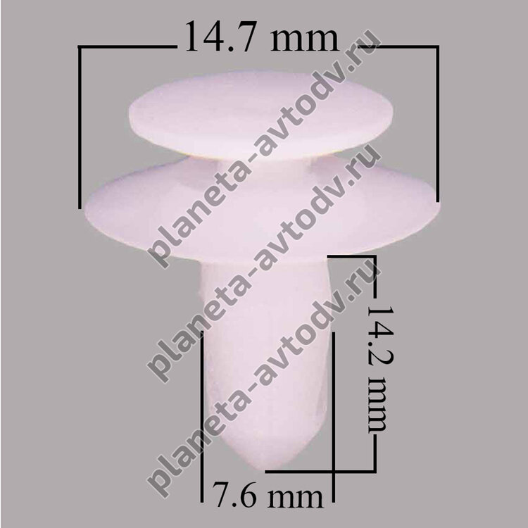 Клипса "SKYWAY" S05601086 (1уп.-25шт) универсальная