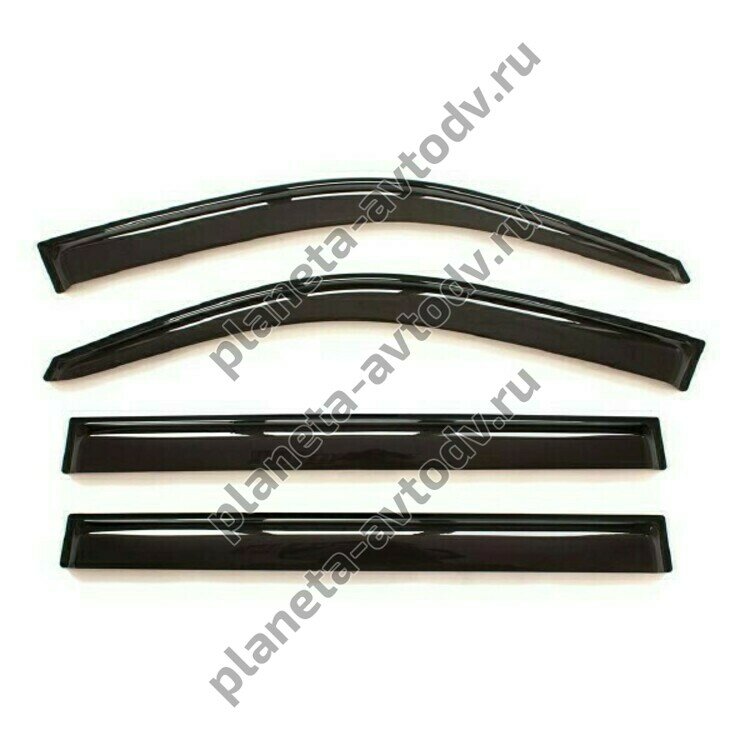 Ветровик накладной "SKYWAY" VT025 Toyota Highlander, Kluger 2000-2007 (компл 4шт.)