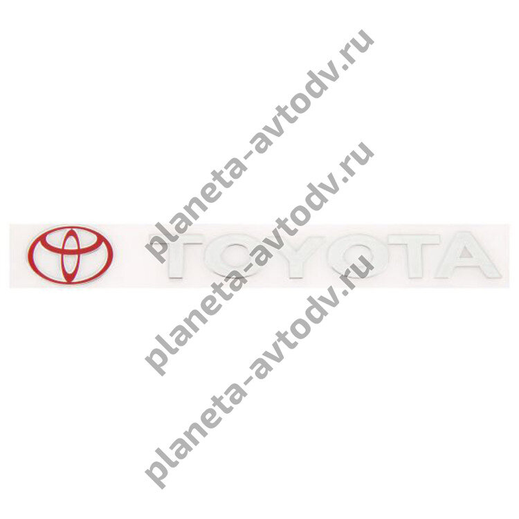 Шильдик металлопластик SW "TOYOTA" (Наклейка) 145*20мм