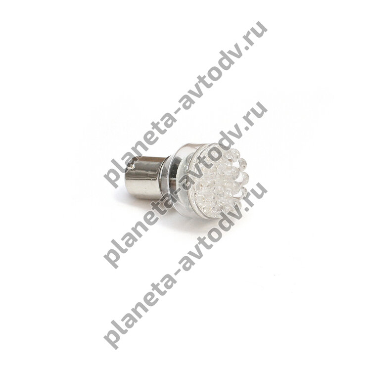 Лампа светодиодная "Маяк" 12V (24LED BAU15D) Белый (12T25\7-W\24LED)