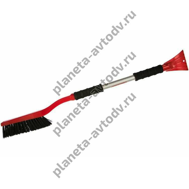Щетка для снега "SKYWAY" S07801023 со скребком с эргономичной ручкой (88см)