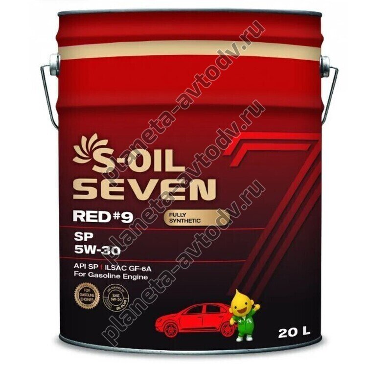 Масло моторное "S-Oil" SEVEN  RED#9 SP (5W30) 20л