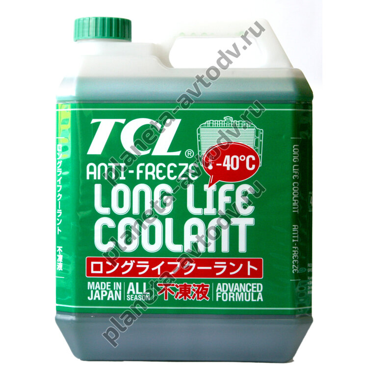 Антифриз готовый "TCL" Long Life Coolant Зеленый (-40С)  4л