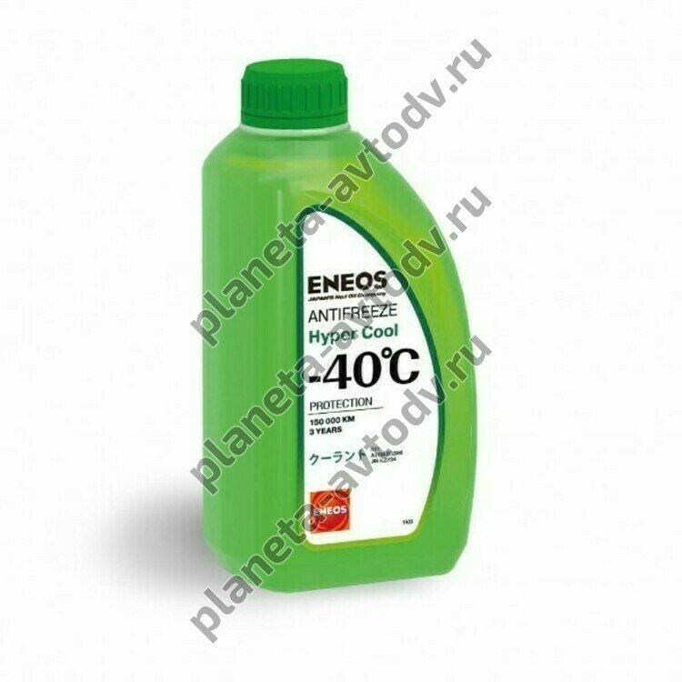 Антифриз готовый "ENEOS" HYPER COOL Зеленый (-40С)  1кг