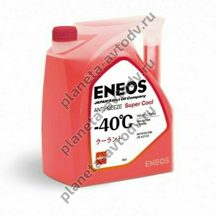 Антифриз готовый "ENEOS" SUPER COOL Красный (-40С)  5кг