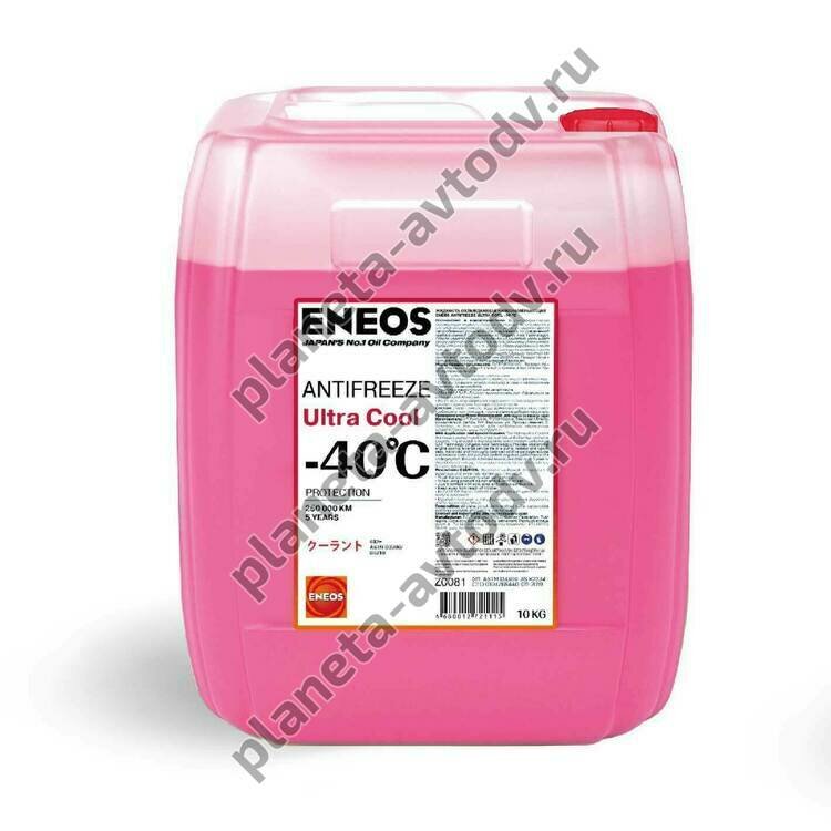Антифриз готовый "ENEOS" ULTRA COOL G12+ Розовый (-40С) 10кг