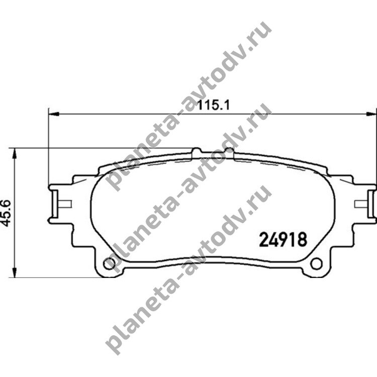 Колодки тормозные дисковые "NISSHINBO" NP1111 [PF-1569]