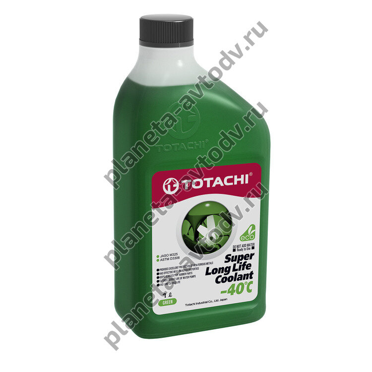 Антифриз готовый "TOTACHI" SUPER LONG LIFE COOLANT Зеленый (-40C) 1л 