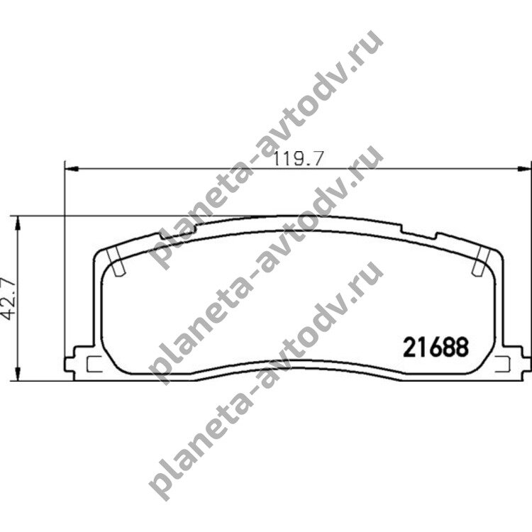 Колодки тормозные дисковые "NISSHINBO" NP1074 [PF-1274]
