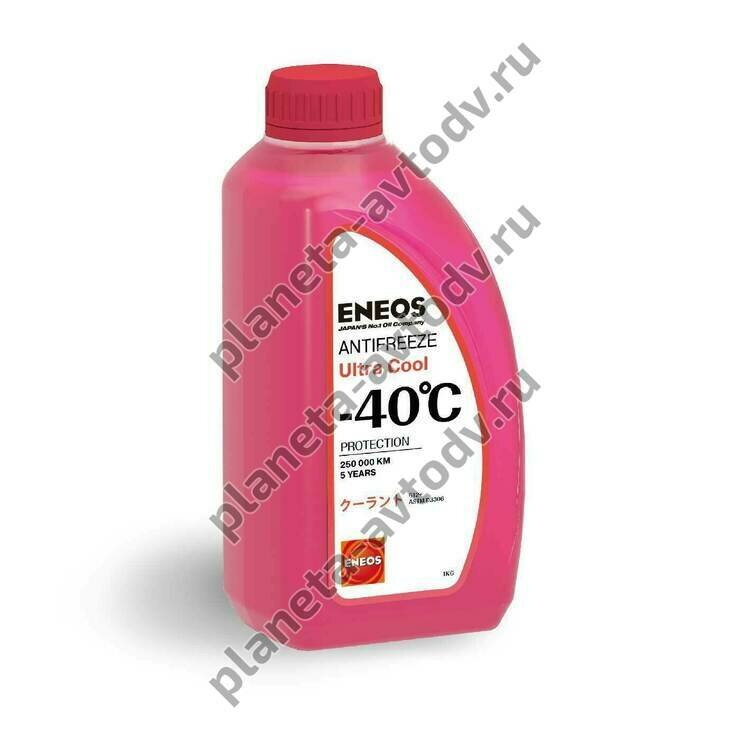 Антифриз готовый "ENEOS" ULTRA COOL G12+ Розовый (-40С)  1кг