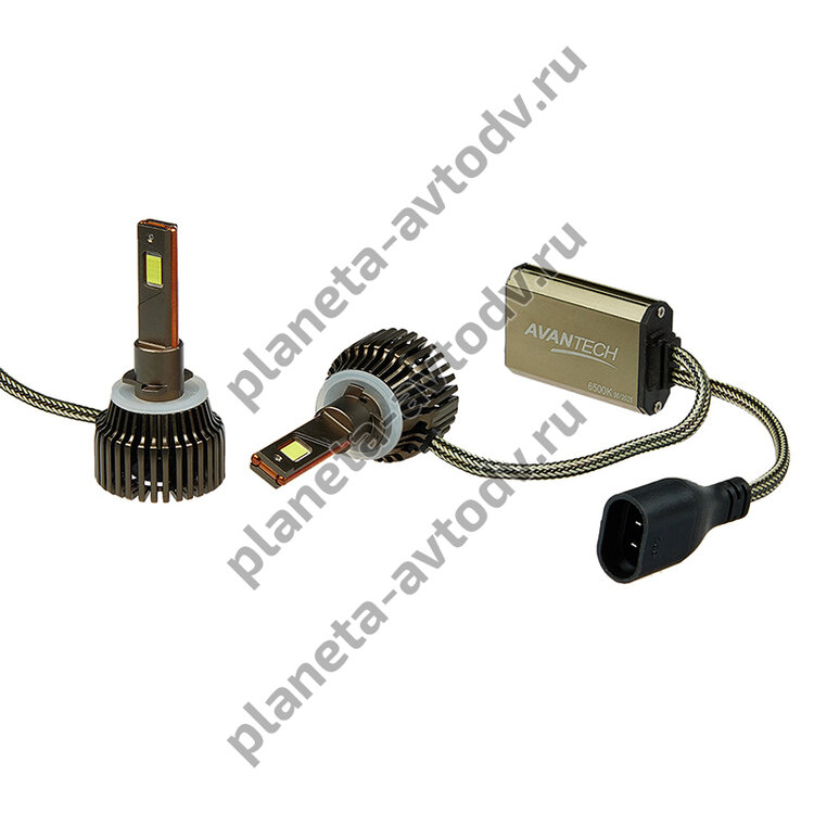 Лампа светодиодная LED "AVANTECH" H27 75 Ватт, серия "APEX" 6500К, 7000lm (наб-2шт) ALB2775W