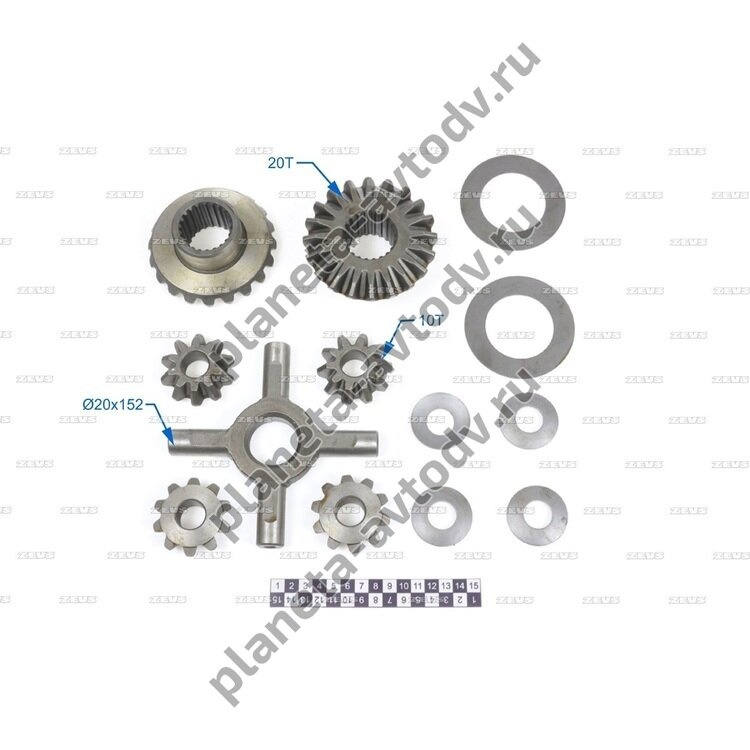 Ремкомплект редуктора KD068; ISUZU