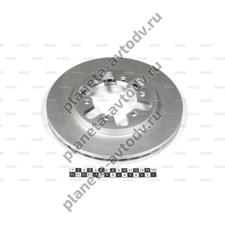 Тормозной диск 40206-03N01; KWM KBR1102; F22; F23; E24;(6holes) — фото 1 из 2