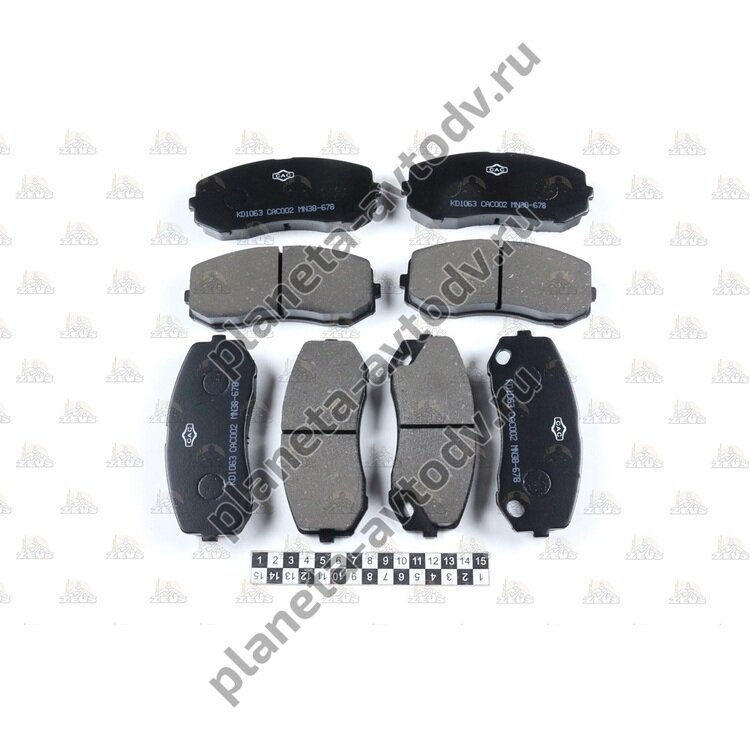 Тормозные колодки дисковые PF-3513