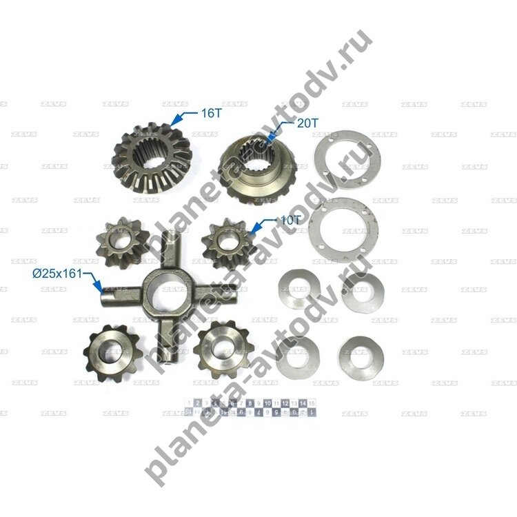 Ремкомплект редуктора KD088; ISUZU