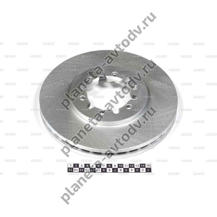 Тормозной диск 40206-21T01; KWM KBR1098; F22;(6holes) — фото 1 из 2