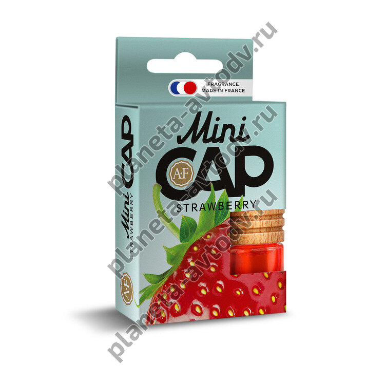 Ароматизатор "AURA FRESH" MINI CAP 23417  Strawberry (4мл)