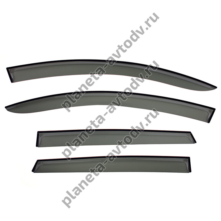 Ветровик накладной "SKYWAY" VN019 Nissan Qashqai+2 NJ10 2008-2013 (компл 2шт.)