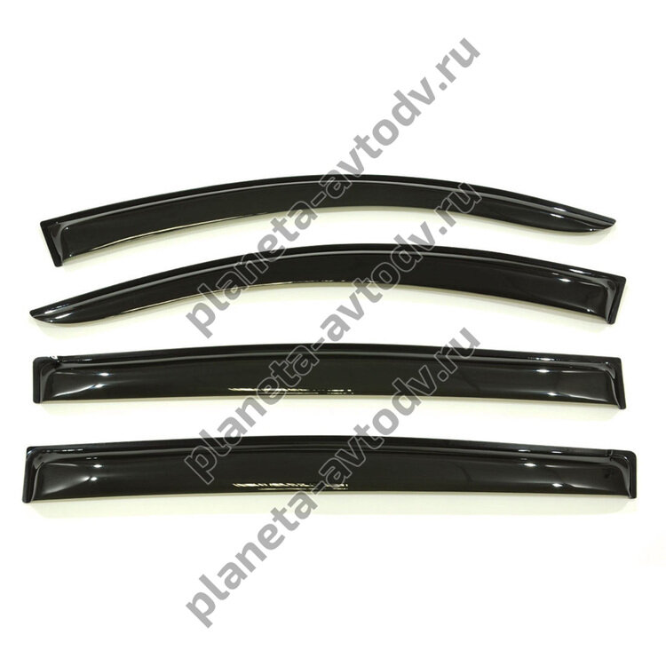Ветровик накладной "SKYWAY" VMt012 Mitsubishi L200, Triton 2006-2015  (компл 4шт.)