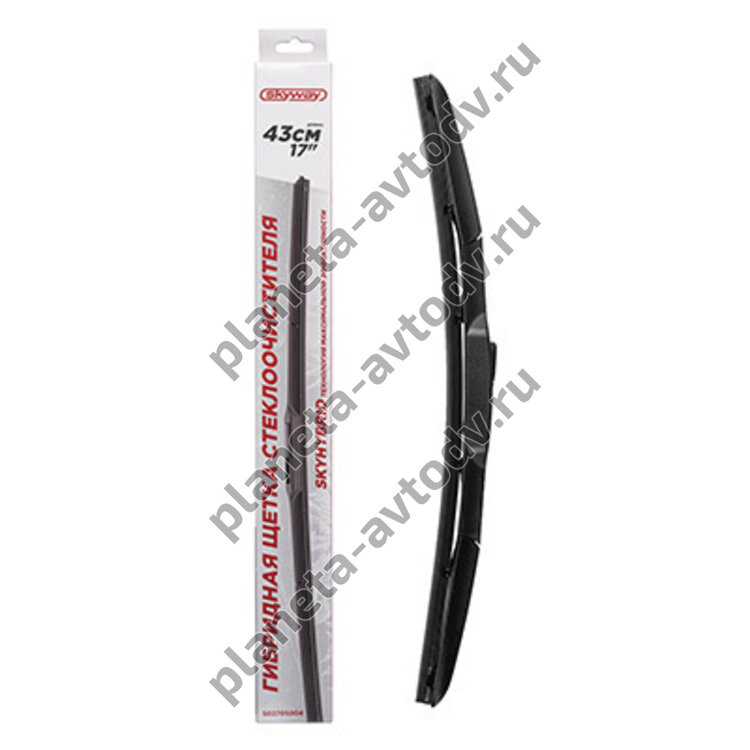 Щетка стеклоочистителя "SKYWAY" S02705004 гибридная  43см (17")