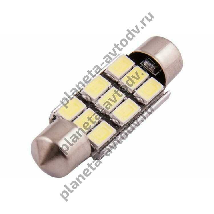 Лампа в подсветку C5W - 9 SMD 39мм (5730) (белый)
