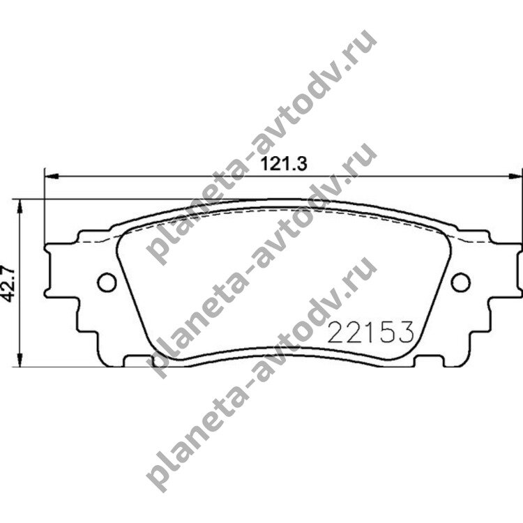 Колодки тормозные дисковые "NISSHINBO" NP1110