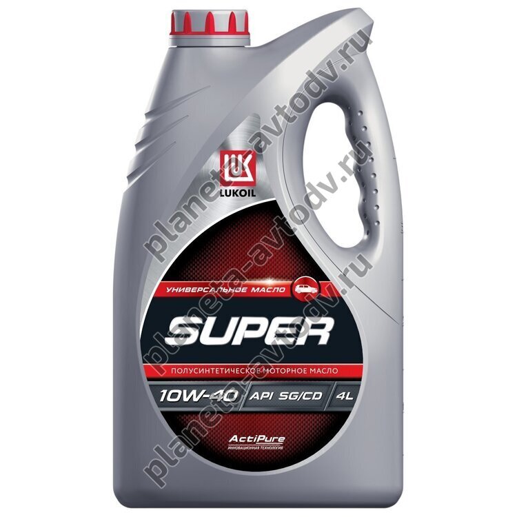 Масло моторное "LUKOIL" SUPER SG/CD (10W40)   4л    — фото 1 из 3