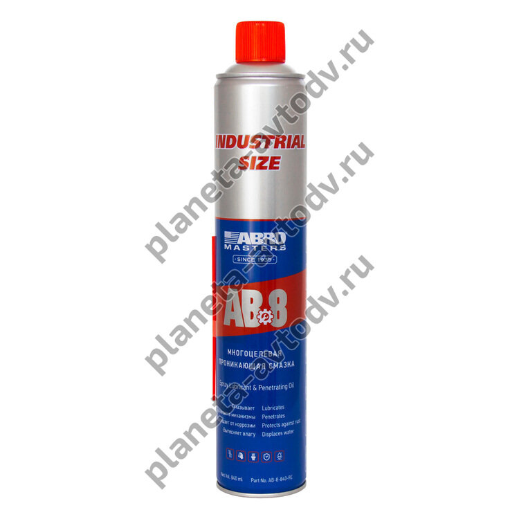 Смазка проникающая "ABRO" AB-8-840-RE "АВ 8" многоцелевая (840мл) /аналог WD-40