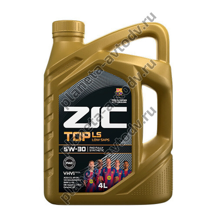Масло моторное "ZIC" TOP LS (5W30)   4л